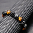 Pulsera de triple protección con piedras naturales