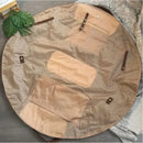 2 EN 1 Bolsa Organizadora de Viaje-Compra de Gran Capacidad, Duradera Y Tapete de Picnic para Camping y playa