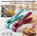 Pinzas para Platos Calientes Antideslizantes de Silicona — Pack 2