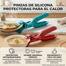 Pinzas para Platos Calientes Antideslizantes de Silicona — Pack 2