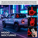 Mano Decorativa LED para Auto – Luz de Gestos con Control