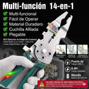 Pelacables Multifuncional 18 en 1 con Detector de Voltaje Integrado