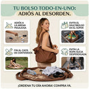 2 EN 1 Bolsa Organizadora de Viaje-Compra de Gran Capacidad, Duradera Y Tapete de Picnic para Camping y playa