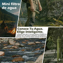 Mini Filtro Purificador de Agua para Supervivencia – Pajita Portátil