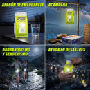 Lámpara de Emergencia con Agua y Sal – Sin Baterías, Luz Hasta 7 Días