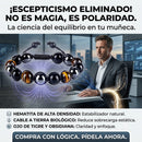 Pulsera de triple protección con piedras naturales