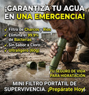 Mini Filtro Purificador de Agua para Supervivencia – Pajita Portátil