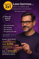 2x1 Lentes One Power Enfoque Automatico