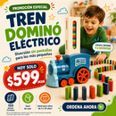 Juego Para Niños Tren Dominó Automático con Sonido