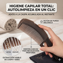 Cepillo Masajeador Anticaspa – Exfolia el Cuero Cabelludo y Elimina Residuos