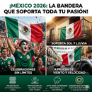 Bandera de México, Mundial 2026