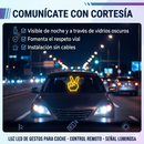 Mano Decorativa LED para Auto – Luz de Gestos con Control