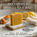 Jabón Artesanal de Cúrcuma – Aclara la piel de Forma Natural