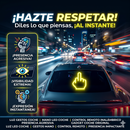 Mano Decorativa LED para Auto – Luz de Gestos con Control
