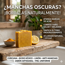 Jabón Artesanal de Cúrcuma – Aclara la piel de Forma Natural