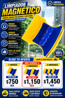 Limpiador Vidrio Magnetico Ventanas